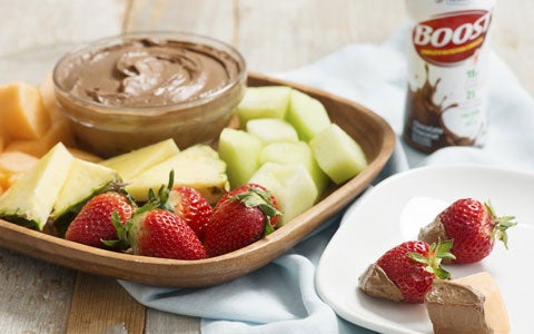 Recipe: BOOST® High Protein Mocha Fruit Dip