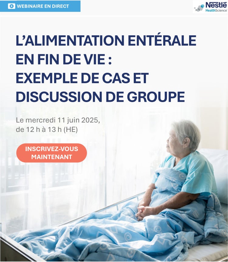 Alimentation entérale en fin de vie