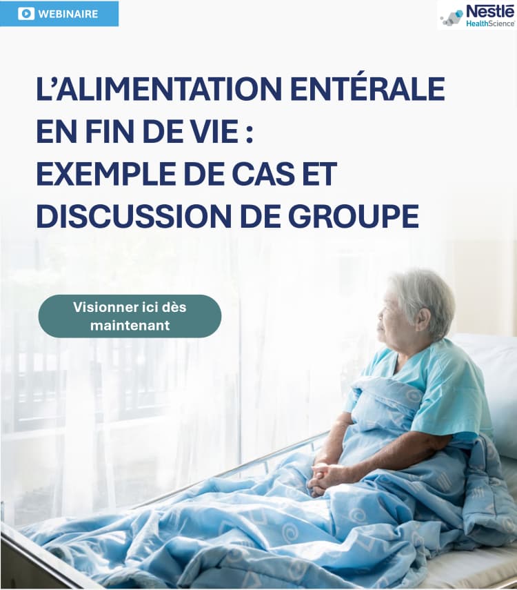 Alimentation entérale en fin de vie
