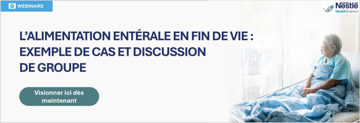 Alimentation entérale en fin de vie