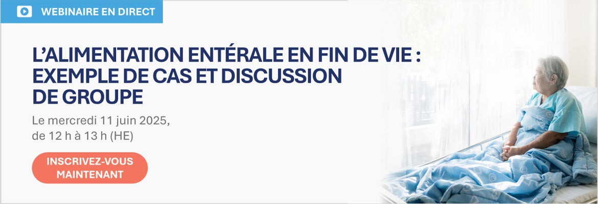 Alimentation entérale en fin de vie