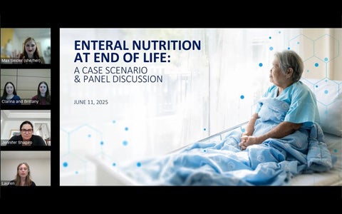 Enteral Nutrition at End of Life: A Case Scenario & Panel Discussion (2025)