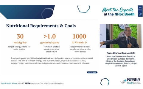 ESPEN Meet the Experts:  Addressing Protein-Energy Malnutrition in Older Adults:  Evidence-Based Management Strategies. (2025)