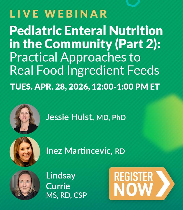 Webinar Pediatric Enteral Nutrition